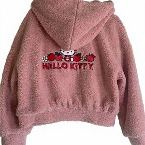Hello Kitty Pink Fleece  zip up